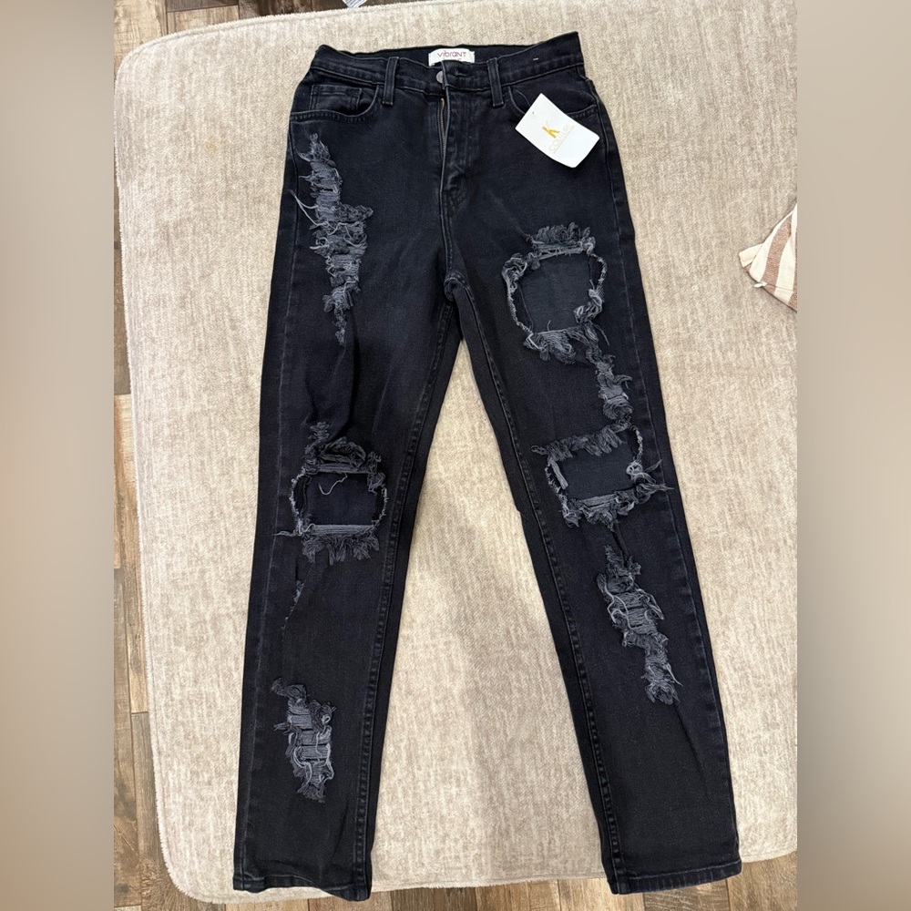 NWT* VIBRANT - Vintage Distressed Boyfriend Jean Size 3/25
